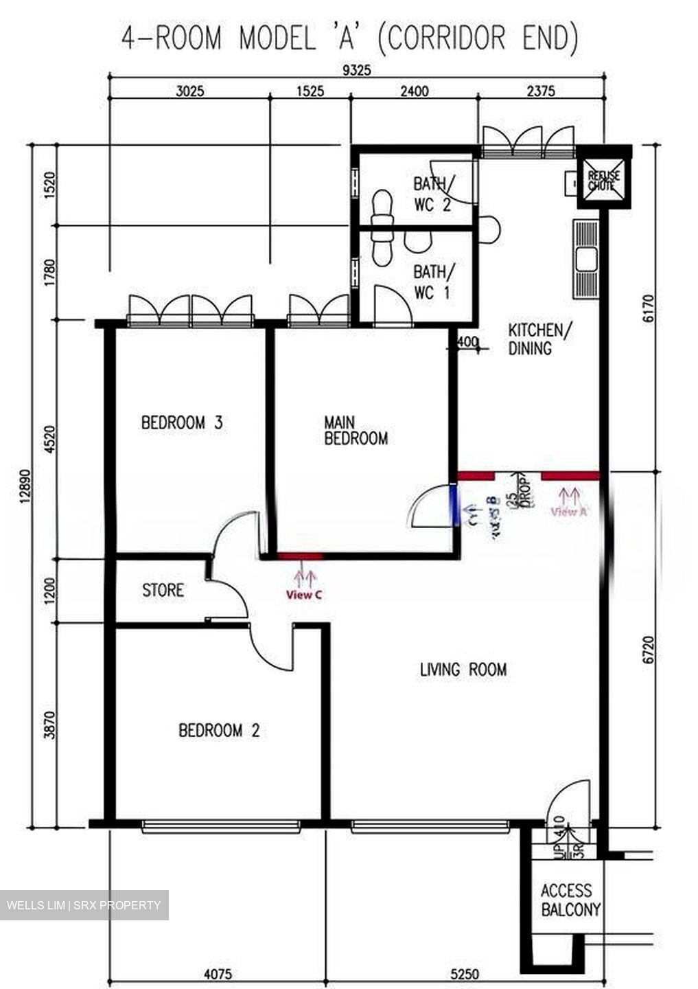 Blk 411 Bukit Batok West Avenue 4 (Bukit Batok), HDB 4 Rooms #522081871